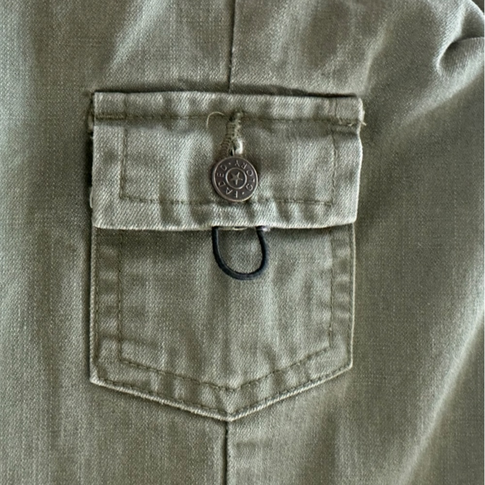 Faded Glory Green Zip Cargo Pants - Picture 4 of 6